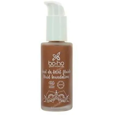 Base de maquillaje fluida 10 Café con leche BIO 30 ml, Boho Green Make Up