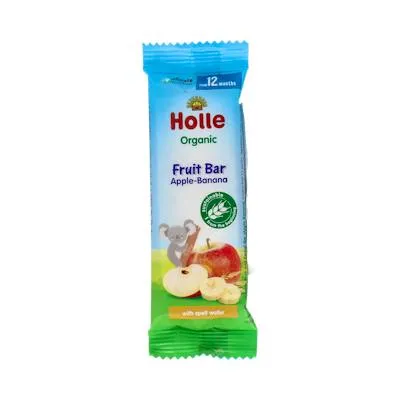 Barrita manzana y plátano BIO 25 g, Holle