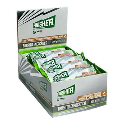 Barr energ choco con leche y pepitas 20 uds., Finisher