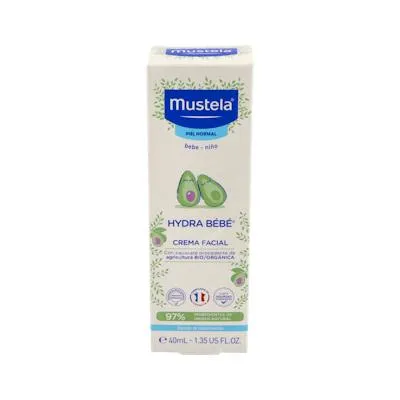 Hydra crema facial bebe-niño 40 ml, Mustela