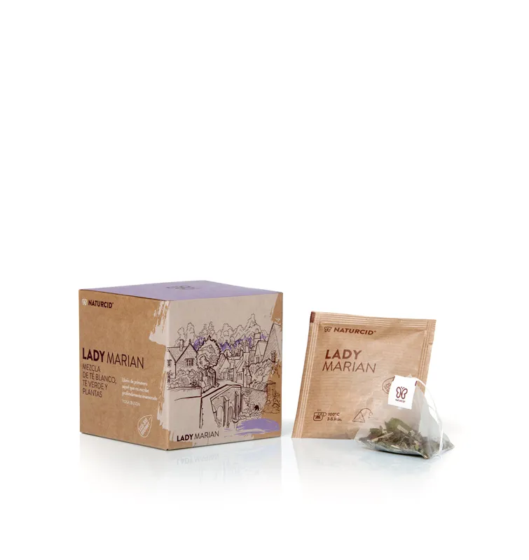 Té lady marian belleza infusión BIO 10 pirámides, Naturcid