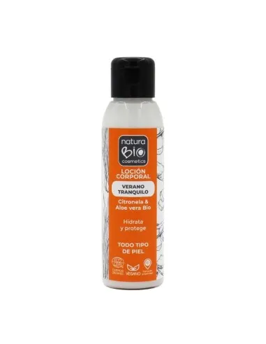 Loción corporal verano tranquilo aloe & citronela BIO 100 ml, Naturabio