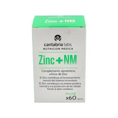 Zinc 25 mg 60 cápsulas, Nm