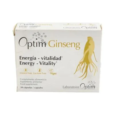 Optim ginseng 30 cápsulas, Optim Laboratoire