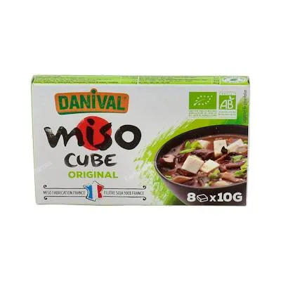 Caldo de miso cubitos BIO 8 x 10 g, Danival