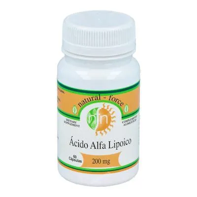 Ácido alfa lipoico 200 mg 60 cápsulas, Nutri-force