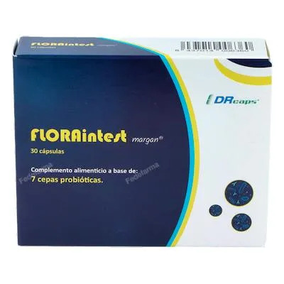 Floraintest 30 cápsulas, Margan