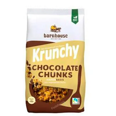 Muesli krunchy chocolate chunks BIO 500 g, Barnhouse