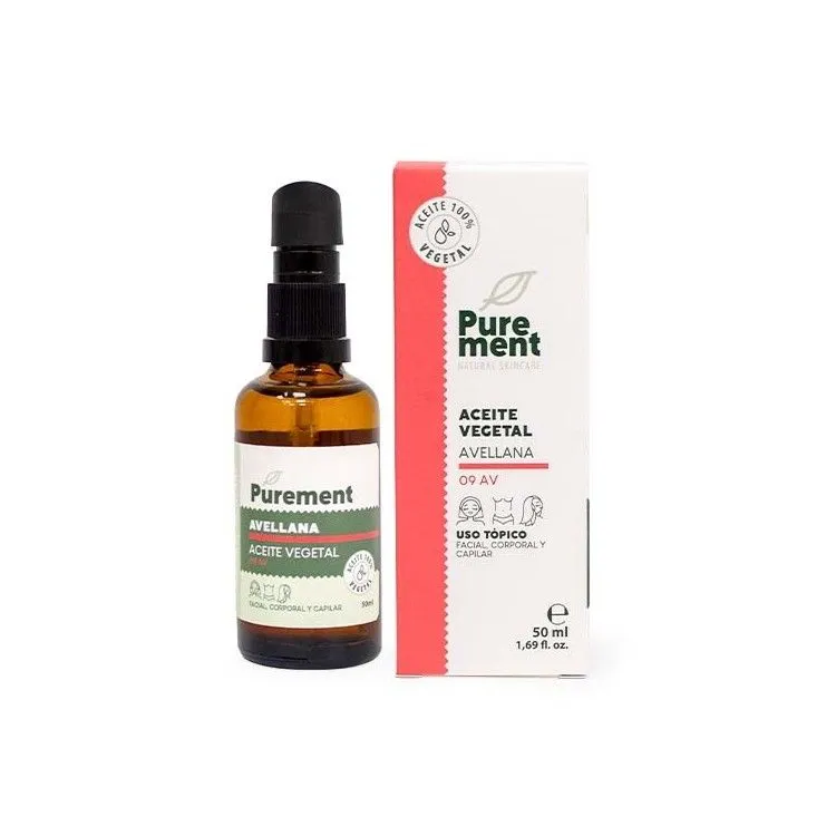 Huile végétale de Noisette 50 ml, Purement