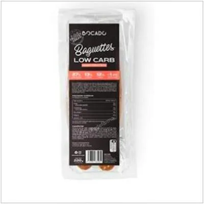 Baguette low carb high protein 2 uds., Bocado