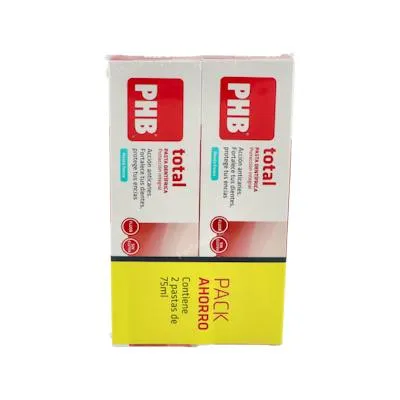 Total pasta dental duplo 2 x 75 ml, Phb