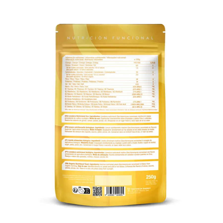 Levadura Nutricional Copos sin gluten 250 g, Energy Feelings · imagen 2