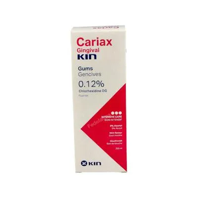 Cariax gengivale colluttorio clorexidina 0,12 250 ml, Kin
