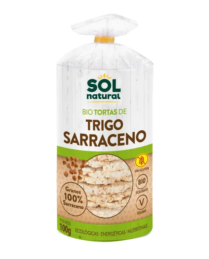 Tortas trigo sarraceno s/g, Sol Natural