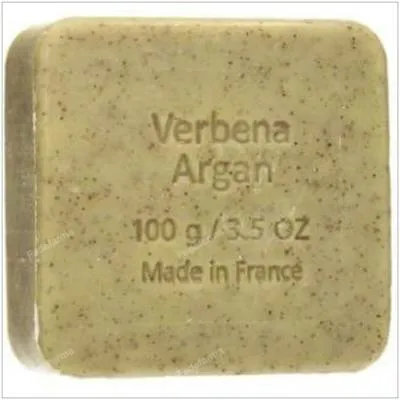 Scrubzeep argan-verbena blokje BIO 100 g, Savon Du Midi