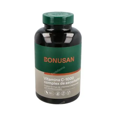 Vitamina C 1000 complex de ascorbatos 180 comprimidos, Bonusan