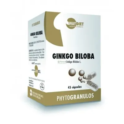 Ginkgo Biloba De 400 mg 45 cápsulas, Waydiet