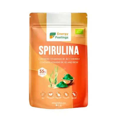 Spirulina powder gluten-free ORGANIC 200 g, Energy Feelings