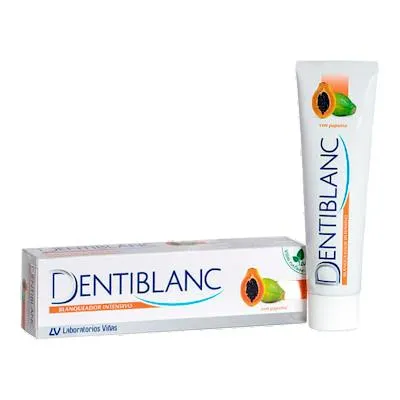 Pasta dental blanqueadora papaya 100 ml, Dentiblanc