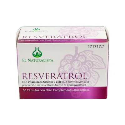 Resveratrol 60 cápsulas, El Naturalista