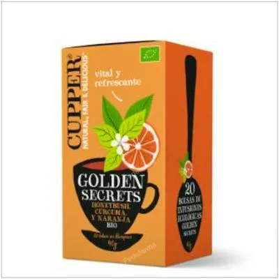 Golden secrets Kräutertee BIO 20 Beutel, Cupper