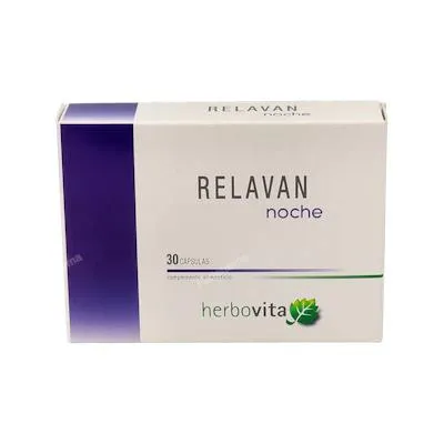 Relavan noche 30 cápsulas, Herbovita