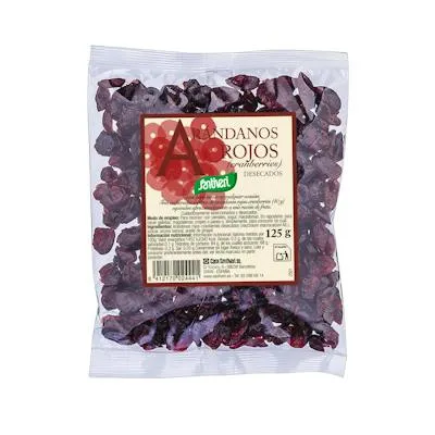 Arándanos rojos desecados 125 g, Santiveri