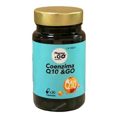 Pharma & go coenzima Q10 30 cápsulas, Pharma&go
