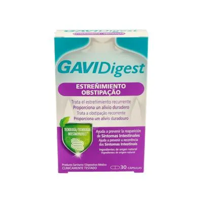 Estreñimiento 30 cápsulas, Gavidigest