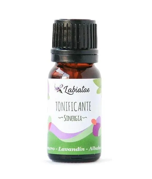 Tonificante. Mezcla aceites esenciales BIO, Labiatae