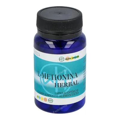 L-metionina 60 cápsulas, Alfa Herbal
