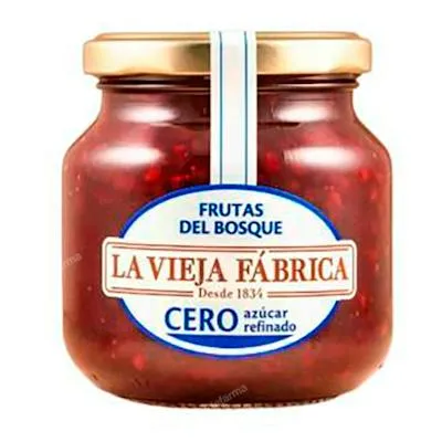 Compota de frutos silvestres sem açúcar refinado 280 g, La Vieja Fabrica