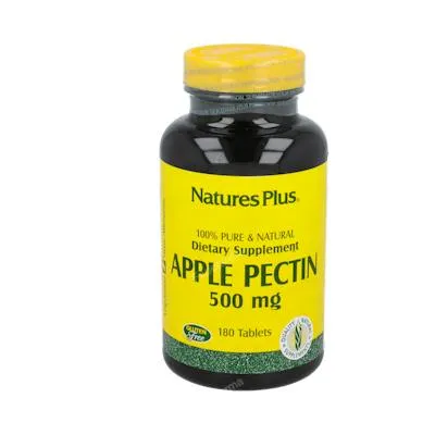 Pectina de manzana 500 mg 180 comprimidos, Natures Plus