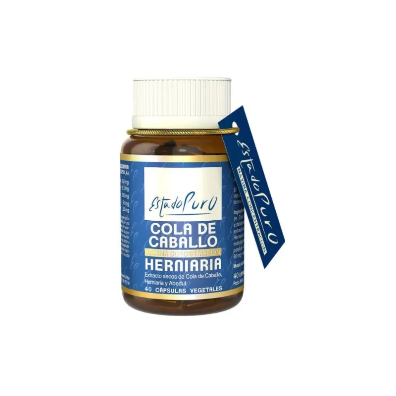 Cola caballo herniaria estado puro 40 cápsulas, Tongil