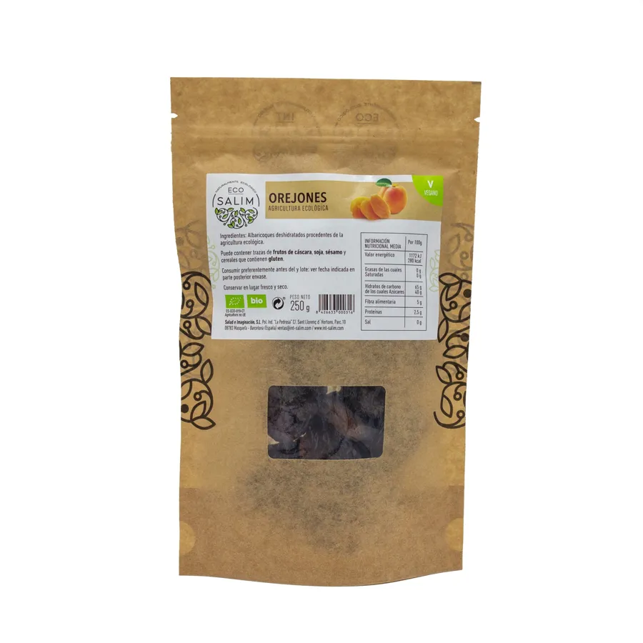 Orejones BIO 250 g, Ecosalim
