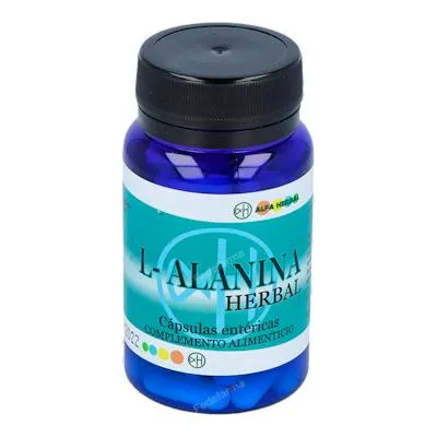L-alanina 60 cápsulas, Alfa Herbal