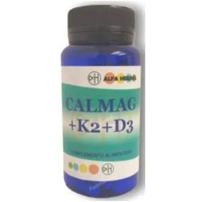 Calmag K2+D3 120 cápsulas, Alfa Herbal