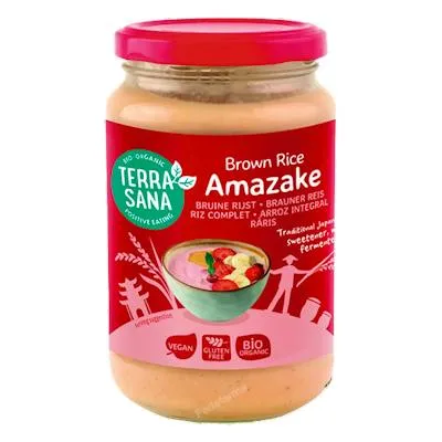 Biologische amazake van volkorenrijst 380 g, Terrasana
