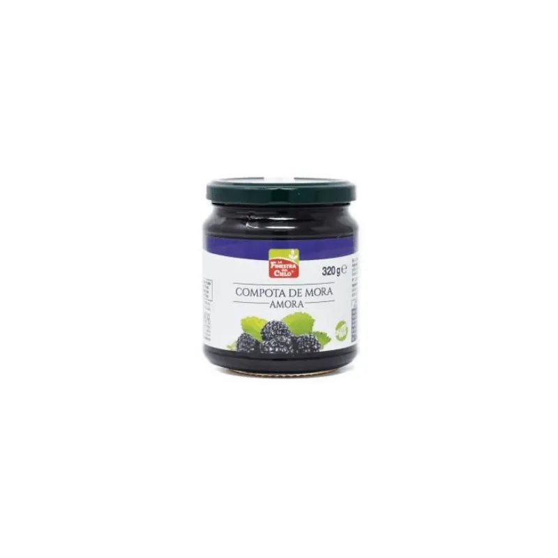 Compota mora la sul cielo BIO 280 g, Finestra