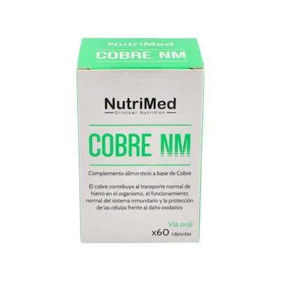 Cobre 60 cápsulas, Nm