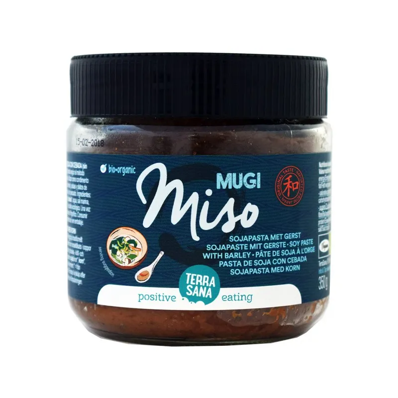 Mugi miso soja-cebada vega. bio350gcrista. terrasana, Terra Sana