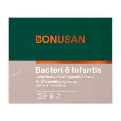 Bacteri 5 infantis 28 sobres, Bonusan