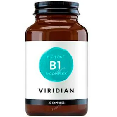 High one B1 B complex 30 cápsulas vegetales, Viridian
