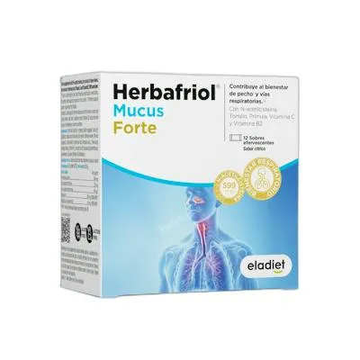 Herbafriol mucus forte 12 sobres, Eladiet