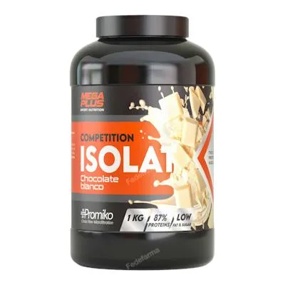 Isolat competition chocolate blanco 1 kg, Mega Plus