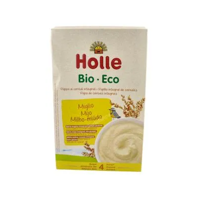 Papilla de mijo + 4 meses sin gluten BIO 250 g, Holle