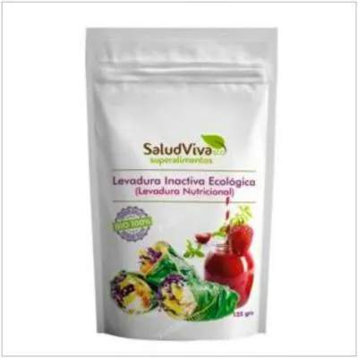 Levadura nutricional inactiva sin gluten BIO 125 g, Salud Viva