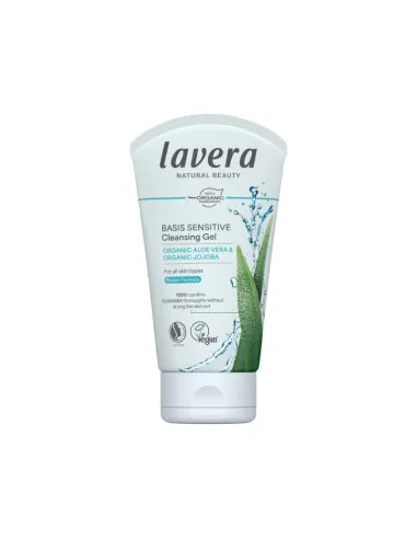 Gel limpiador basis sensitive aloe y jojoba, Lavera