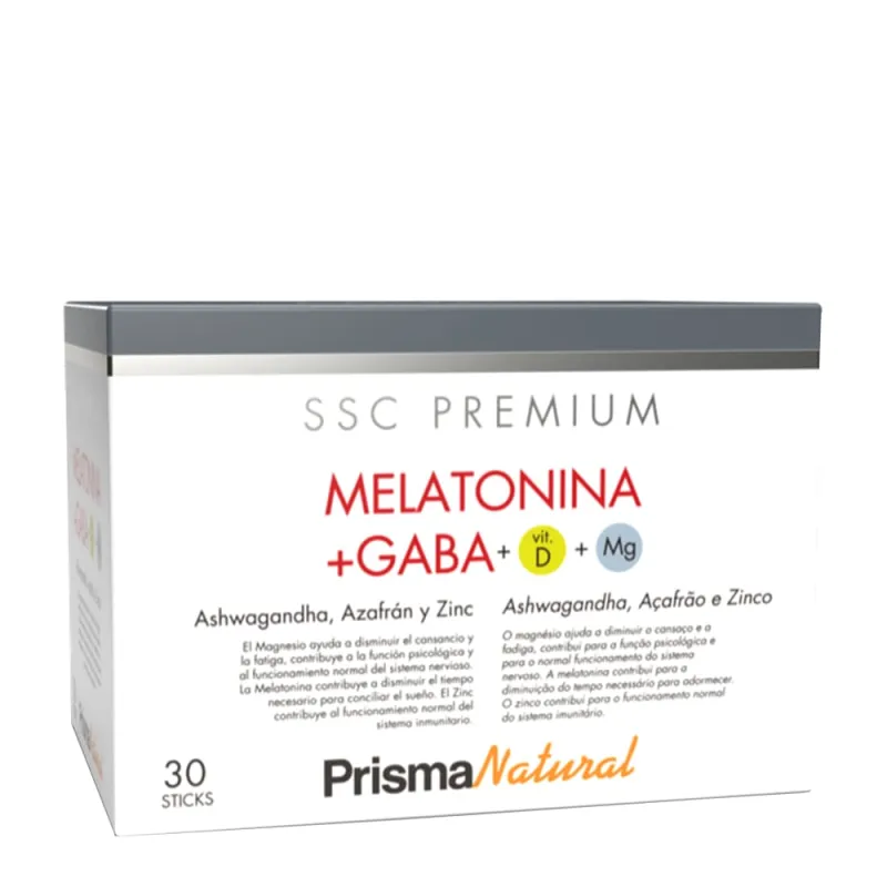 Melatonina + GABA ssc premium 30 saquetas, Prisma Natural