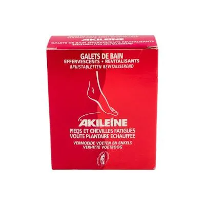 Pastillas efervecente revitalizante para pies 6 uds., Akileine